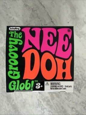 The Groovy NeeDoh Glob! Colorful Stress Ball Toy - Purple - Sealed